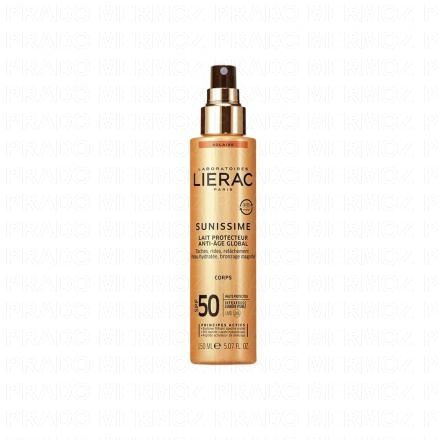 LIERAC Sunissime Lait Protecteur Energisant Anti-âge Global SPF50 Spray 150ml