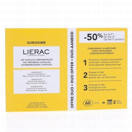 LIERAC Sunissime - Preparateur solaire 2x30 Capsules