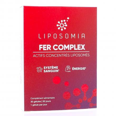 LIPOSOMIA Fer complex x30 gélules