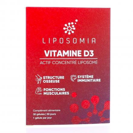 LIPOSOMIA Vitamine D3 30 gélules 2