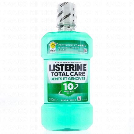 LISTERINE Total Care - Bain de bouche protection dents et gencives flacon 500ml