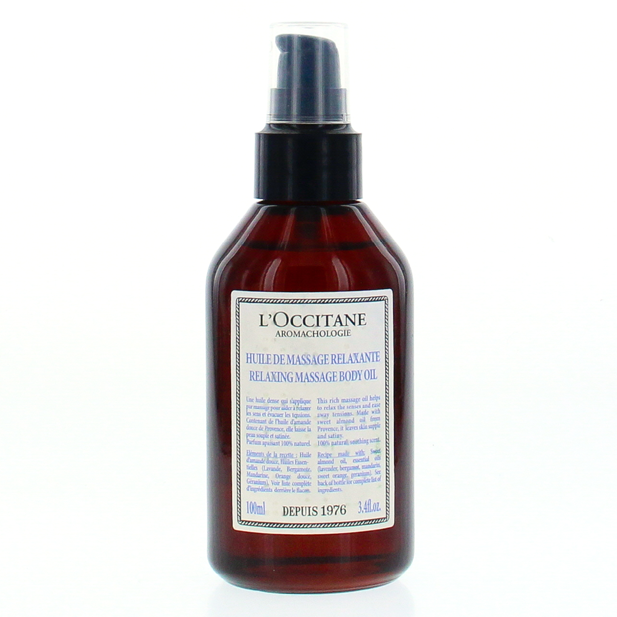 L'OCCITANE Aromachologie Huile de massage relaxante flacon pompe 100 ml