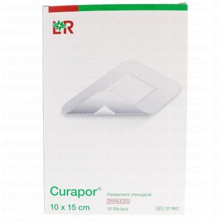 LOHMANN & RAUSHER Curapor Pansement Chirurgical 10 pièces (10x15 cm)