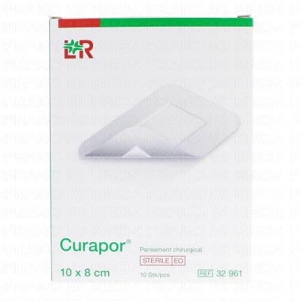 LOHMANN & RAUSHER Curapor Pansement Chirurgical 10 pi&egrave;ces (10x8 cm)