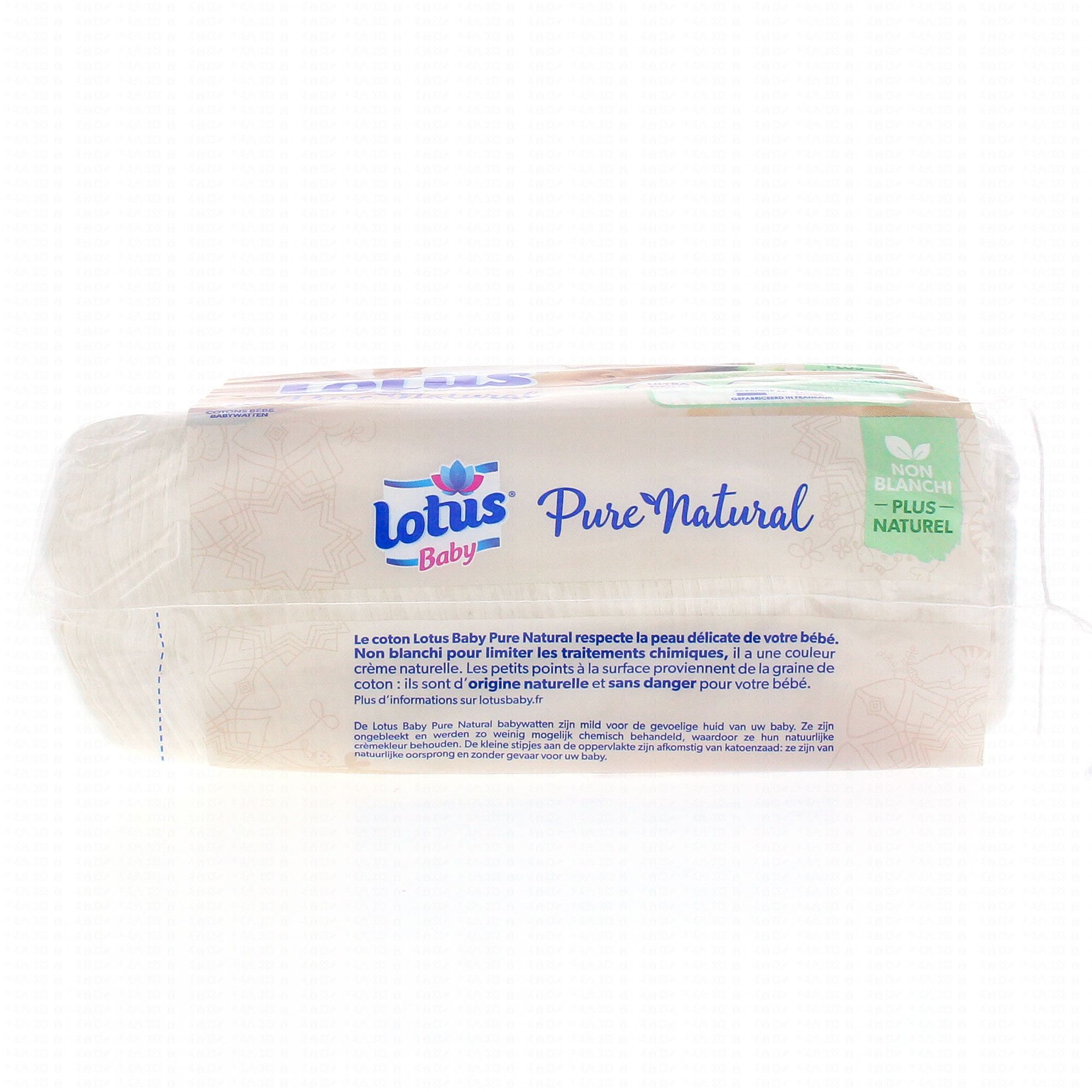 Lotus Coton Baby Pure Natural Parapharmacie En Ligne Prado Mermoz