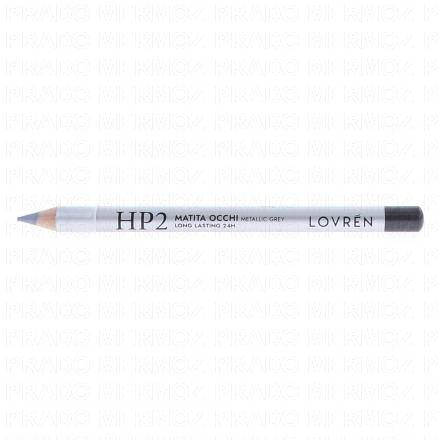 LOVREN HP2 Crayon Yeux Gris Métallisé Longue Tenue 24H