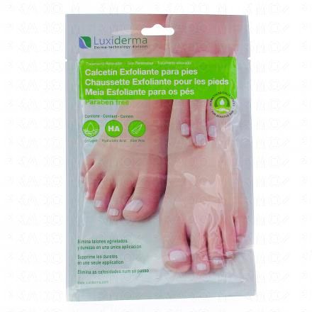 LUXIDERMA Chaussette exfoliante pour pieds x2