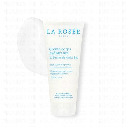 LA ROSÉE Crème corps hydratante au beurre de karité BIO (tube 200ml)