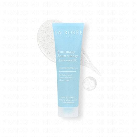LA ROSÉE Gommage doux visage à l'aloe vera BIO tube 60ml