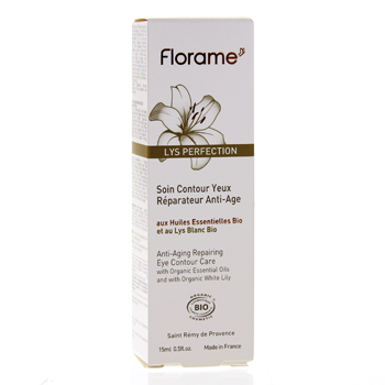 FLORAME Lys-Perfection soin contour yeux réparateur anti-âge tube 15ml