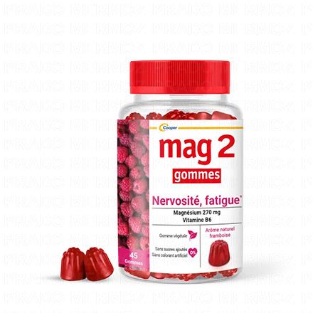 MAG 2 Nervosité fatigue gout framboise x45 Gommes