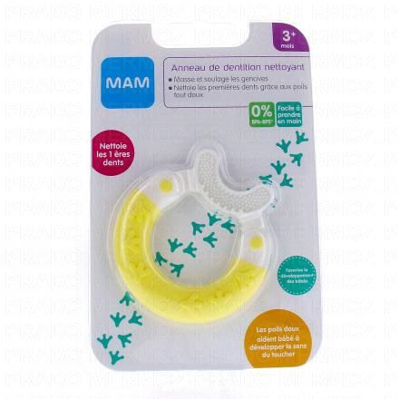 MAM Croc' brosse - Anneau de dentition +3mois