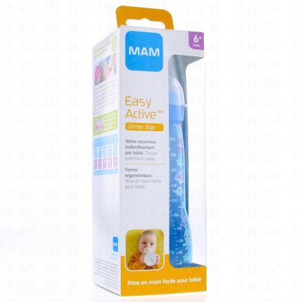 Easy Active - Biberon 2ème âge 330ml bleu baleine 2