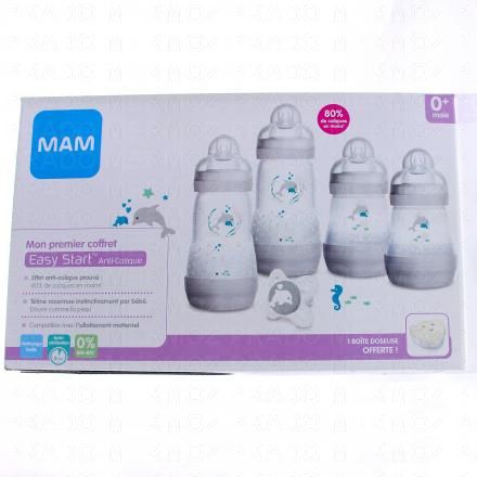 MAM Easy Start - Mon premier coffret biberon (gris)