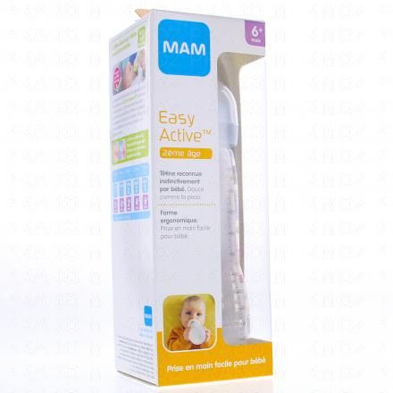 Easy Active - Biberon 2ème âge 330ml gris 2