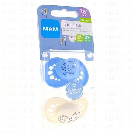 MAM Original duo sucettes +18 mois Couleur de la nature (ref 69)