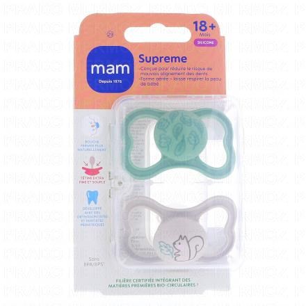 MAM Supreme Sucettes +18 mois x2 n°29 (uni)
