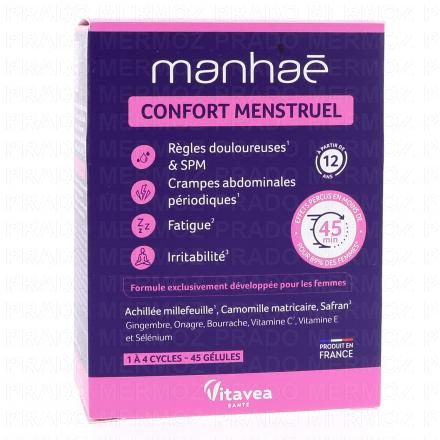 MANHAE Confort Menstruel 45 gélules