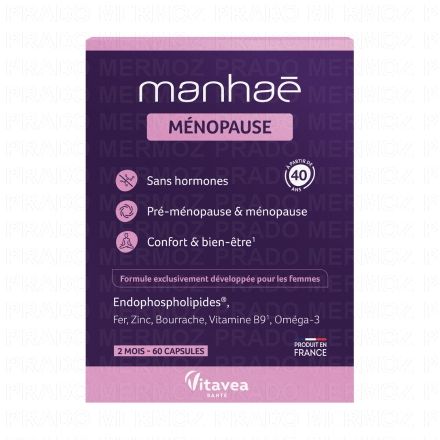 MANHAE capsules sans hormones 60 capsules