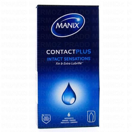 MANIX Contact plus - Préservatifs sensations intactes (boîte de 6 préservatifs)