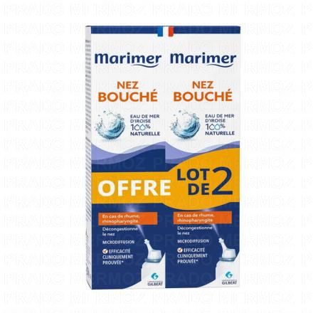 Spray nez bouché - rhume rhinopharyngite lot de 2 x 100ml 2