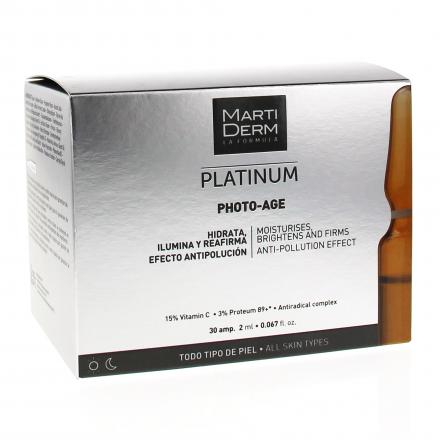 MARTIDERM Platinum Photo-âge boîte de 30 ampoules