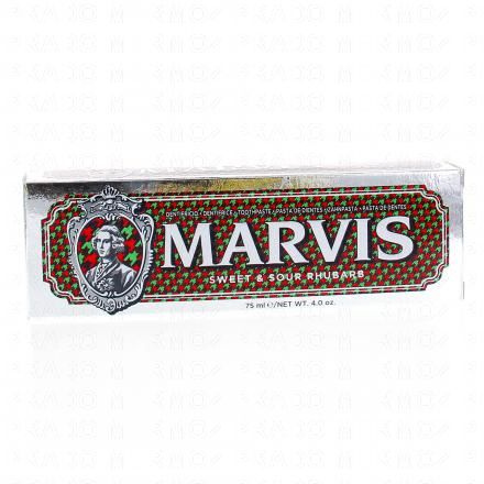 MARVIS Dentifrice Rhubarbe tube 75ml