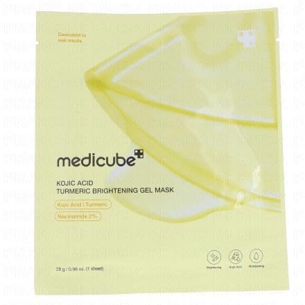 MEDICUBE Masque éclaircissant Kojic Acid Turmeric 28g