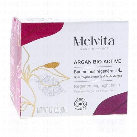 MELVITA Argane Bio-Active - Baume de nuit régénérant bio (crème 50ml)
