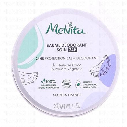 MELVITA Baume Déodorant Soin 24h 50g