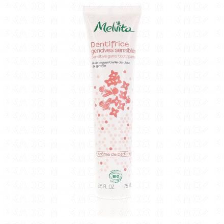 MELVITA Hygiène - Dentifrice gencives sensibles tube 75ml