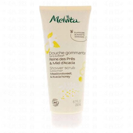 MELVITA Hygiène - Douche gommante à la reine des prés et au miel d'acacia tube 200ml