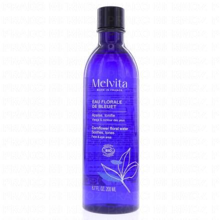 MELVITA Eau florale de bleuet des champs flacon 200ml