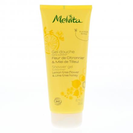 MELVITA Hygiène - Gel douche Fleur de Citronnier et Miel de Tilleul 200ml