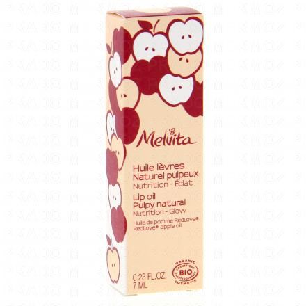 MELVITA Huile lèvres nude délicat Bio 7ml