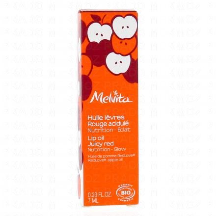 MELVITA Huile rouge à lèvres délice 7,5ml