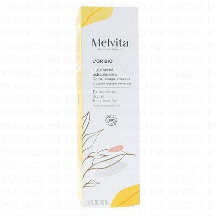 MELVITA L'Or Bio - Huile sèche extraordinaire bio (100ml)