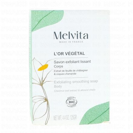 MELVITA L'Or Végétal - Savon exfoliant lissant Corps 125g