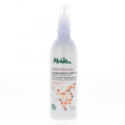 MELVITA Nectar de miels - Lait démaquillant confort 3-en-1 bio 200 ml