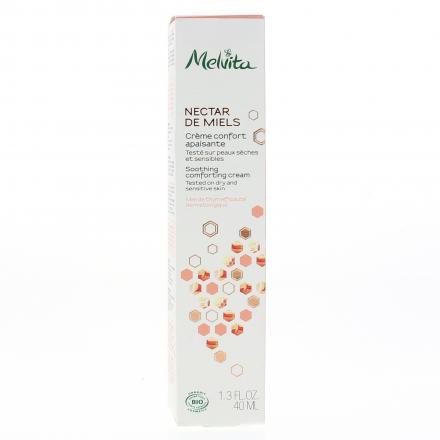 MELVITA Nectar de miels - Crème confort apaisante bio 40 ml
