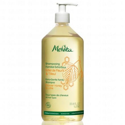 MELVITA Hygiène - Shampooing familial extra-doux 1l