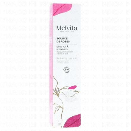 MELVITA Source de roses - Gelée nuit revitalisante bio (40ml)