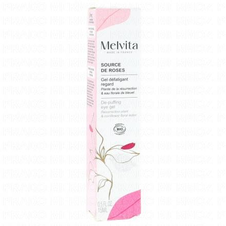 MELVITA Sources de Roses - Gel Défatigant Regard Bio 15ml