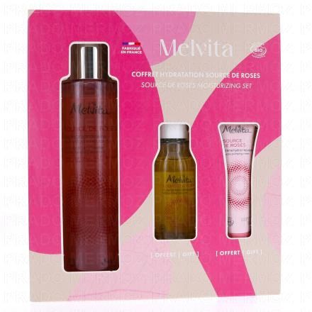 MELVITEA Coffret source de rose hydratation