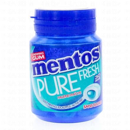 MENTOS Pure fresh Menthol Eucalyptus 30 pi&egrave;ces