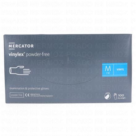 MERCATOR Vinylex - Gants vinyles sans poudre (taille m)
