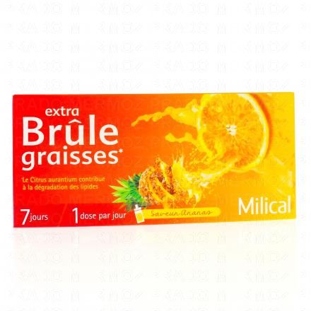 MILICAL Extra Ananas brûles graisses 7 doses de 10 ml