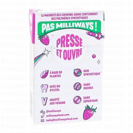 MILLIWAYS Super Natural Gum x10 (goût fraise)
