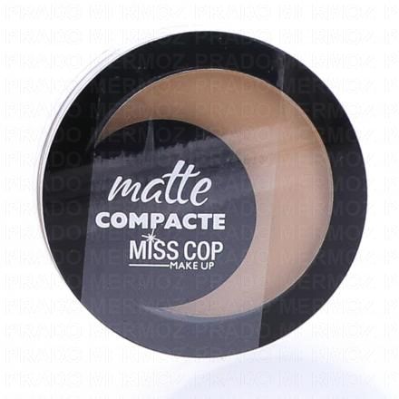 MISS COP Poudre compacte matifiante (beige)