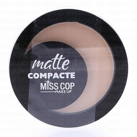 MISS COP Poudre compacte matifiante (ivoire)